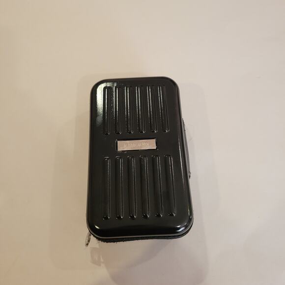 Salvatore Ferragamo EVA AIR Mini Black Zip Travel Case Amenity Toiletry pouch - Picture 2 of 11